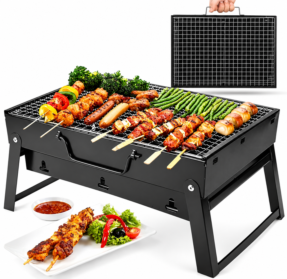 Portable Folding Charcoal BBQ Grill – AANGIVA